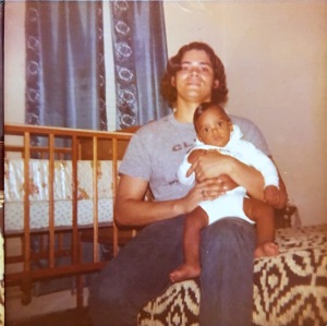 My Dad was holding me when I was only 8 months old in 1973.